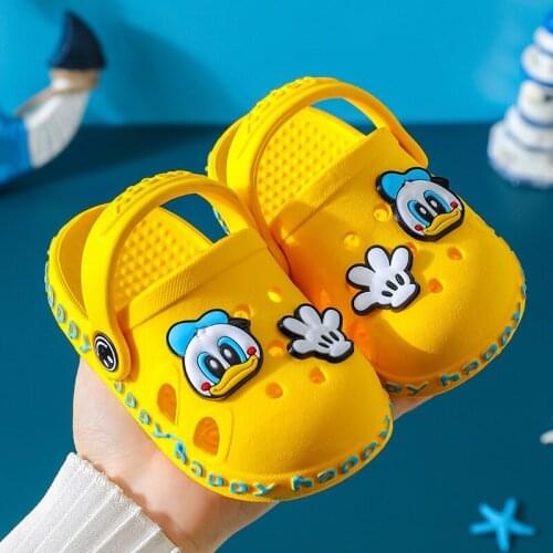 2021 New Baby sandals Summer Boys 1-3 years old Cute Girls Toddler anti slip soft sole anti collision baby hole shoes