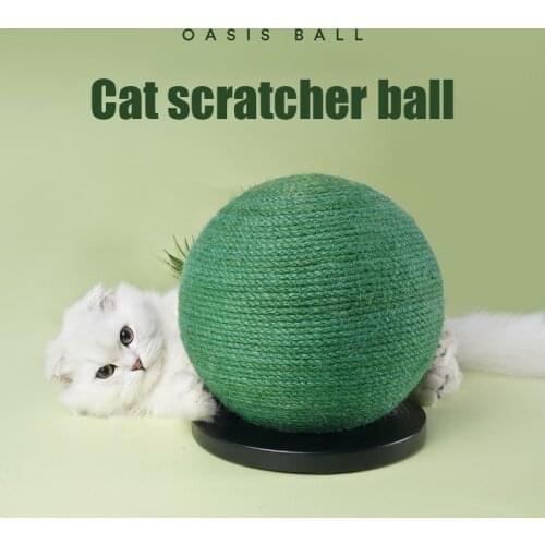 New Pet Toys Sisal Cactus Ball Interactive Funny Cat Claw Scratcher Sharpener