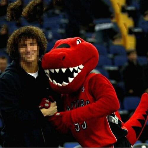 New Basketball Red Dragon Mascot Costume fancy dress for halloween sports parties For Adult