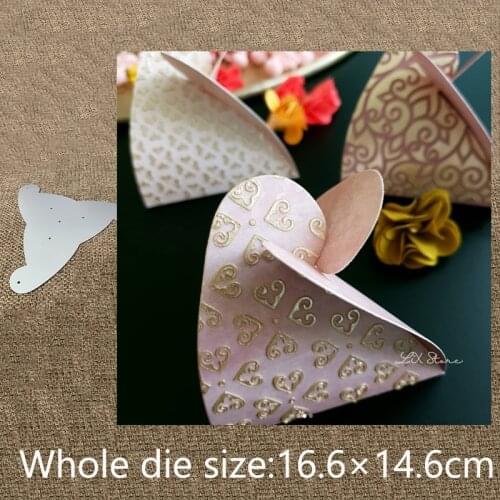 New Design Craft Metal stencil mold Cutting Dies 3D gift box decoration scrapbook die cuts Album Paper Card Craft Embossing