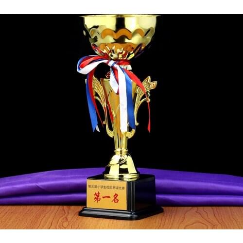 MY004 new style Metal Trophy Sports Trophy Awards Ceremony Gold-Plated Souvenir Crt Cup for Sport Tournaments Trofeu Futebol