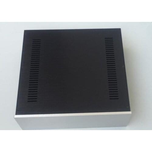 BZ4314A All Aluminum Chassis Large CD/Preamplifier Enclosure Integrated / HTPC Power Amplifier Aluminum Case DIY Box