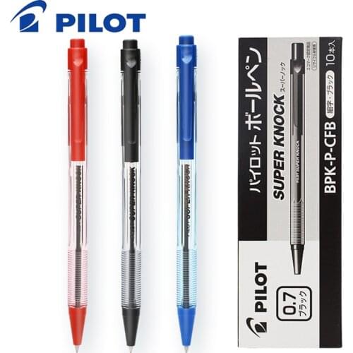 6 Pcs/Lot JAPAN PILOT BPK-P Ball Point Pen 0.7MM Standard Ballpoint pen Wholesale Writing Supplies Office & School Supplie
