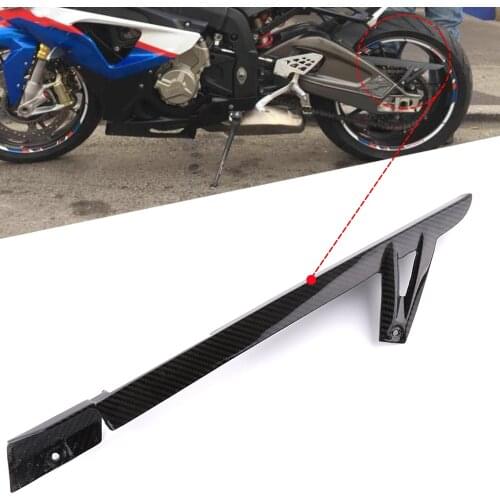 S1000RR Carbon Fiber Motorcycle Rear Chain Guard For BMW S1000RR S1000 RR S 100RR 2015 2016 2017 2018 Motorcycle Accessories