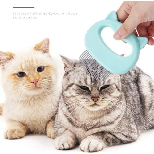 Cat Brush Pet Cat Hair Remover Cat Comb Cat Hair Comb Hair Removal Comb Massage Comb Kitty Supplies Pets Acessorios