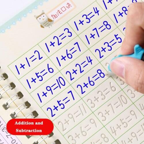 3 Books Copybook For Calligraphy Books For Kids Handwriting Learning Pinyin Numbers Painting childrens Practice Book Baby Gift