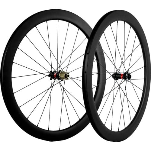 Disc brake 700C Racing Bicycle carbon wheels 50mm white decal Carbon Road Bike Wheelset clincher 25mm width