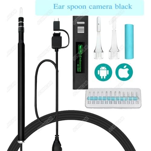 WIFI Ear Spoon 5.5mm 720P Len Ear Endoscope USB Endoscope Borescope Inspection Otoscope Camera For IOS Android PC