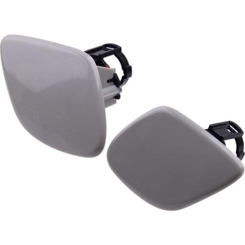 1 Pair Left Right Front Bumper Headlight Washer Jet Nozzle Cap Cover Fit for Lexus RX400H 85382-48020 85381-48060 2006 2007 2008