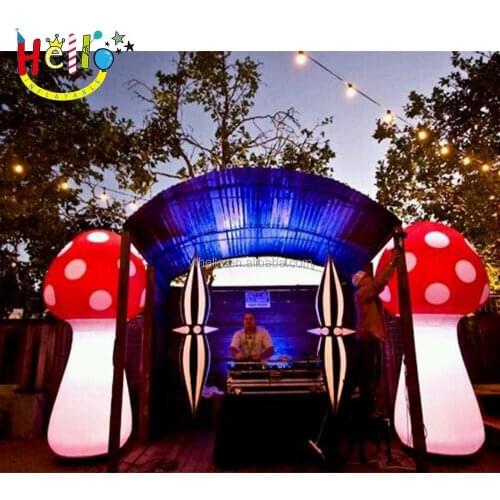 2015 inflatable balloon decorations,LED lighting inflatable mushroom for party,Christmas decoration