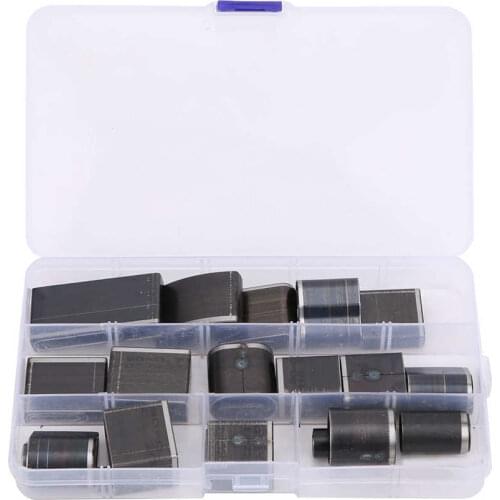 24/39/52Pcs Shaped Style Hollow Cutter Oval Round Square Hole Punch Leather Drilling Tool For Belt Phone Holster DIY Craft Tool