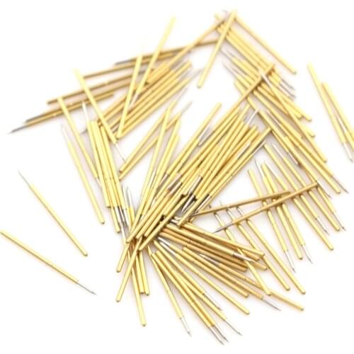 3A Stainless Steel Spring Test Probe Pogo Pin P50-B1 Dia 0.5mm Length 16.35mm Wholesale 100Pcs/Bag