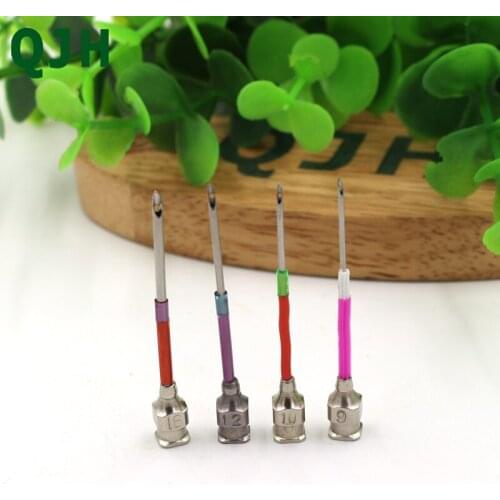 4pcs Knitting Needle Punching Needles Magic Embroidery Poking Cross Stitch Needle Tools Fancy Metal Rod Handmake Sewing Needles