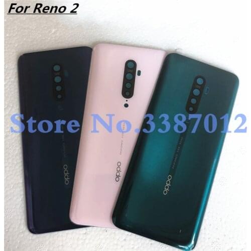 6.5 inch For Oppo Reno2 / Reno 2 / Reno 2Z Reno2 Z F 2F Back Battery Cover Door Housing case Rear Glass lens parts Replacement