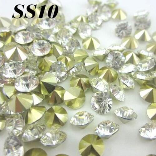 Free Shipping 14400pcs/lot SS10(2.7-2.8mm) Fashion Crystal/Clear Color Resin Pointback beads For Bags/Garment/Shoes DIY