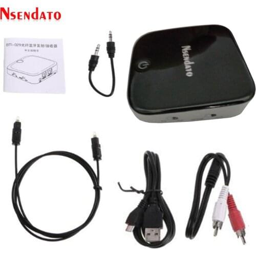 2 in 1 Bluetooth 4.1 Aptx Wireless Transmitter Receiver Stereo Audio Adapter Digital Optical TOSLINK SPDIF 3.5mm Jack Receiver