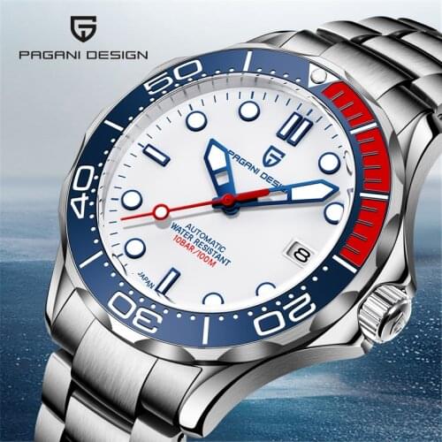 2020 new PAGANI DESIGN Watch men Luxury Sapphire Crystal Men Automatic Mechanical Watches for men Ceramic Bezel Waterproof 100M
