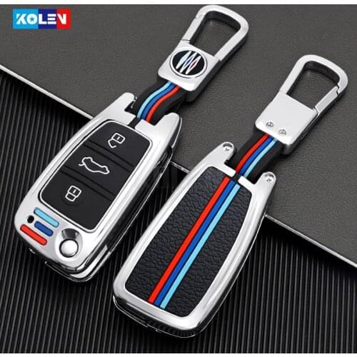 Zinc alloy Car Remote Key Cover Case Shell Fob Keychain For JAC S2 Refine S3 S4 S5 S7 R3 A5 V7 Filp Shuailing T6 S2 Accessories