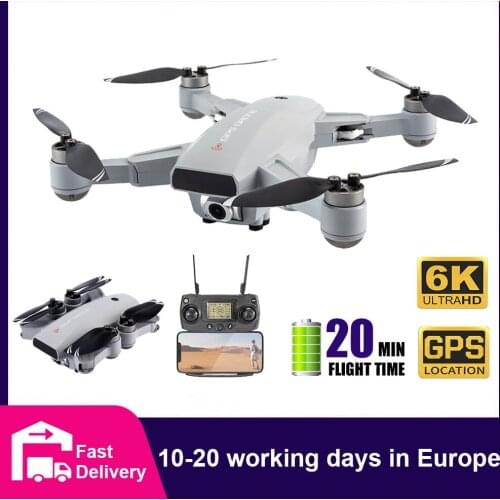 JJRC X16 Drone 6K with Camera 20Mins Flight Time Brushless Motor Follow Me FPV Foldable GPS Drones RC Quadcopter for Beginners