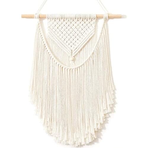 Living Room Macrame Wall Decor Tapestry Wall Hanging Headboard Nordic Bohemian Handmade Tapestry for Bohemian Decor Accessories