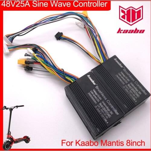 Mantis 8 48V25A Sine Wave Controller A B Front Rear Original Kaabo Mantis 8inch 800W Hall Electric Scooter Spare Parts