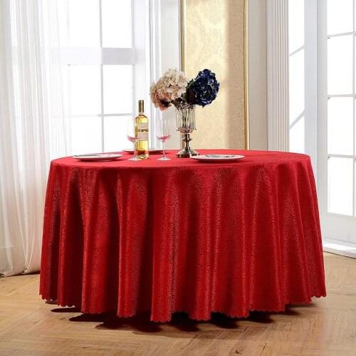 TOP Embroidery Rectangular and Round Table Cloth Machine Washable Tablecloth Christmas Banquet Party Decoration