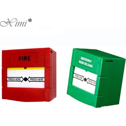 Resettable Emergency Exit Release Glass Break Fire Alarm switch Door Release Urgent Button Exit Release Switch
