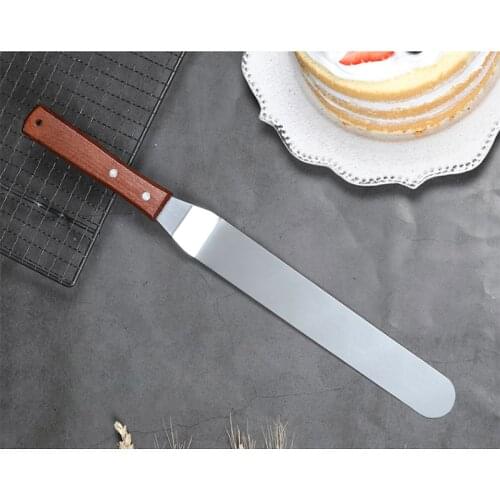 4/6/8/10 Inch Stainless Steel Spatula Butter Cream Icing Frosting Knife Smoother Pastry Cake Decoration Baking Kitchen Tools