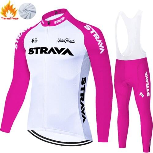 Strava Winter Thermal Fleece Hombre Ropa Cycling Fietskleding Heren Equipación Ciclismo Masculino Roupa Ciclismo Masculino