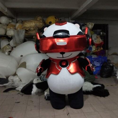 Luminous inflatable panda costume fancy for Carnival Party Costumes Halloween Costume pennywise Suits Cosplay Party Outfits