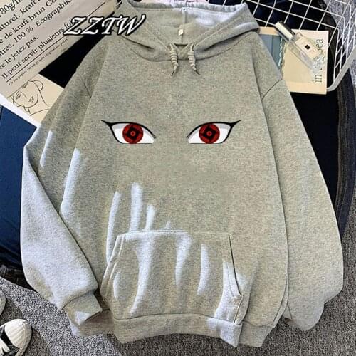 Anime Hoodies Eyes Printed Pullover womens Hoodie Kakashi girls Sweatshirt Harajuku Sasuke Streetwear fashion clothing
