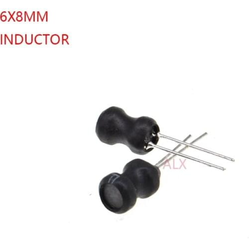 10PCS 0608 6X8MM dip POWER INDUCTOR 6*8 22 1MH 2.2MH 3.3MH 10MH