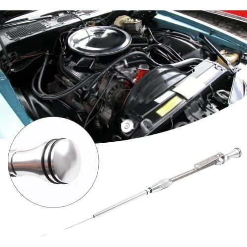 19 Inch Stainless Flexible Engine Oil Dipstick For SB Ford 260 289 302 RS-OCC061