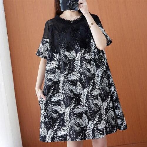 2021 New Arrive Summer Maternity Dress Woman Cute Lace Patchwork Large Size Dresses Pregnant Woman Clothing MD-03072