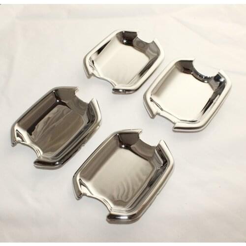 4PCS Abs Chrome plated Door Handle Bowl Covers Trim FOR Mitsubishi Pajero V73 2001 Accessories Car modification