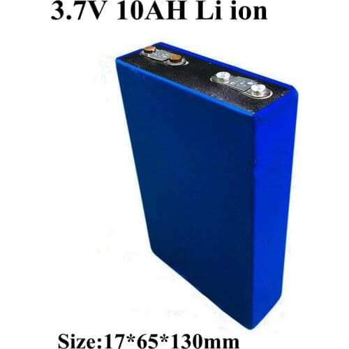 7pcs 3.7v 10ah Li-ion Batteries 10000mah Lithium Battery for Diy Battery Pack Power Tools Electric Car Ebike Electric Bicycles