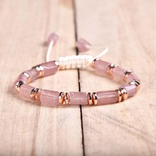 Strawberry Quartz Bracelet For Women