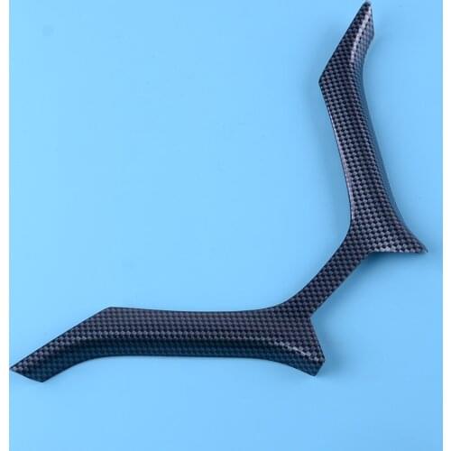 DWCX Car Plastic Carbon Fiber Texture Steering Wheel Cover Panel Trim fit for Honda Civic 2012 2013 2014 2015