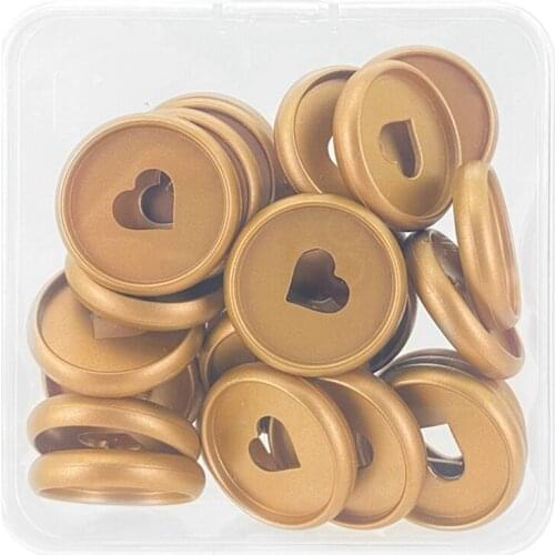 28mm Mushroom Hole Binding Ring Buckle Handbook Loose-Leaf DIY Accessories Love Discs