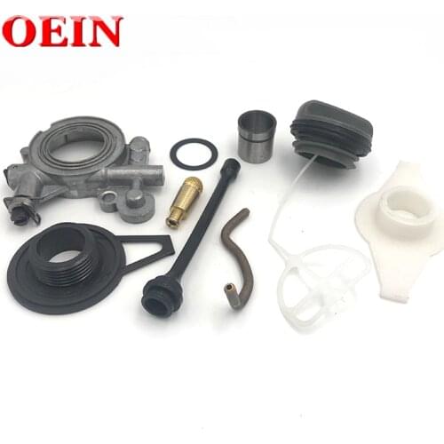 Oil Pump Worm Gear Oil Hose Filter Kit For Husqvarna 362 365 371 372 Jonsered 2063 2165 2071 2171 Chainsaw Parts 503774301