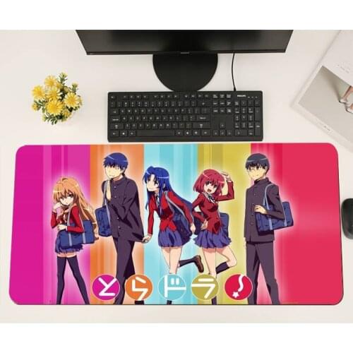 Toradora Mouse Pad Large Gaming Mouse Mat Keyboard Pad Table Mat Desk Mat MousePad Soft Natural Rubber Carpet Laptop