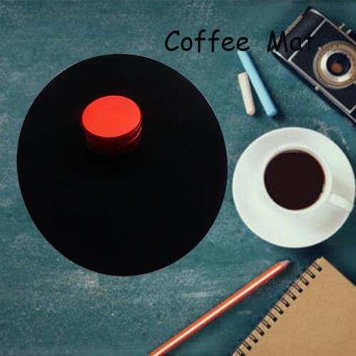 3PCS Barista Coffee Anti-skid Mat Espresso Latte Art Pen Tamper Holder Pad Coffeeware Coffee Grind Soft Silicone Mat 51/53/58MM