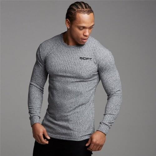 New Brand Fashion Pullovers Men Autumn O neck Sweaters Crossfit Knitted Jumpers Men Fitness Clothes Slim Fit Male Tops