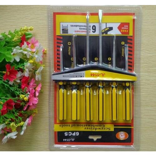 Hardware supply household 6 piece screwdriver set manual combination screwdriver screwdriver tool screw set