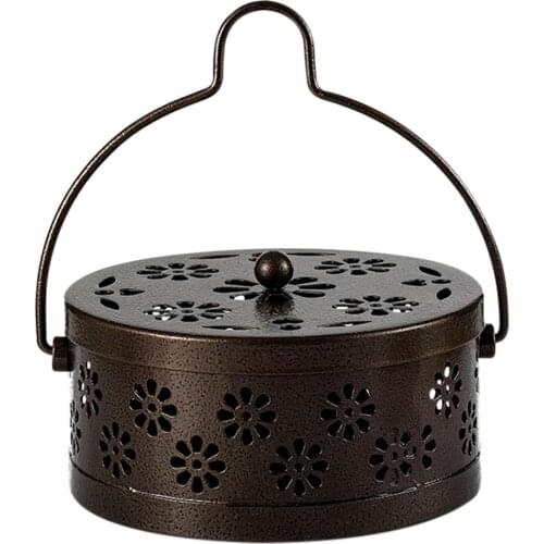 Mosquito Coil Holder Portable Mosquito Incense Burner For Home And Garden Baby Child Pregnant Killer Metal Incense Burner