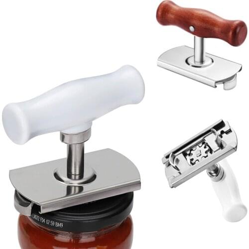 Stainless Steel Adjustable Can Opener Home Corkscrew For Effortless Rotating Lid Kitchen Gadgets Screw Cap Bottle Opener Tool