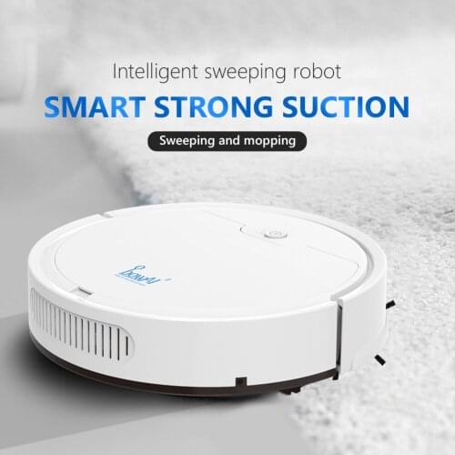 1600Pa 3 In 1 Intelligent Sweeping Robot Vacuum Cleaner Rechargeable Mopping Vacuum Cleaners Floor Edge Dust Clean Robot