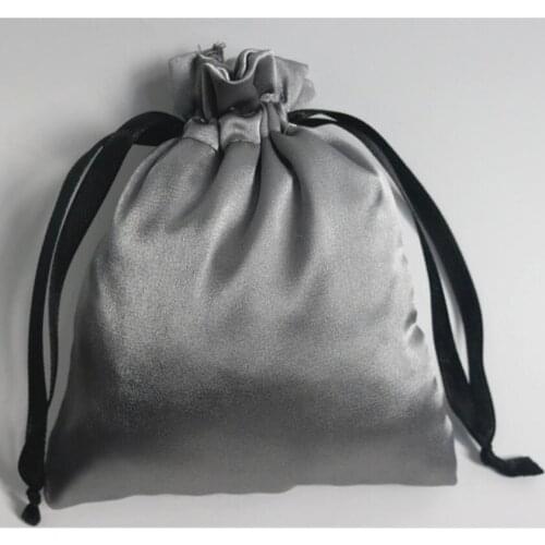 CBRL 10*13cm Satin drawstring jewelry pouch Satin gift bags necklace bag for jewelry storage and packaging