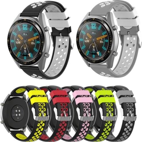 Bracelet Band 22MM For Huawei Watch GT 2/2e HONOR Magic Smartwatch Replacement Silicone Strap For Xiaomi Color Watchstrap Correa