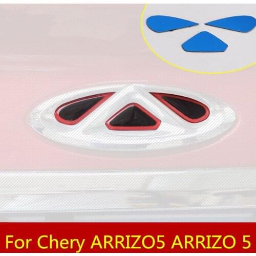 Special car standard decoration modified car label three-color front and rear car standard metal For Chery ARRIZO5 ARRIZO 5